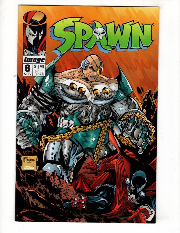 Spawn #6 (vf+) 1992 Todd Mcfarlane IMAGE COMICS