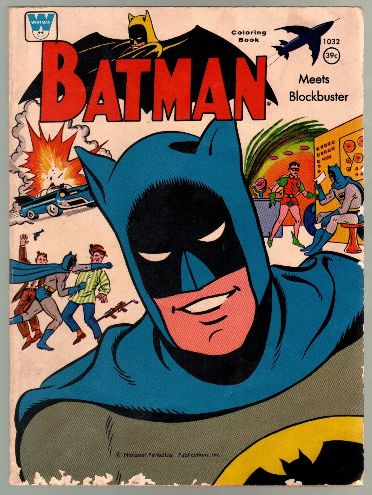 Download Batman Coloring Book 1032 1966 Whitman 39 Cover Price Vg Comic Books Silver Age Batman Superhero Hipcomic