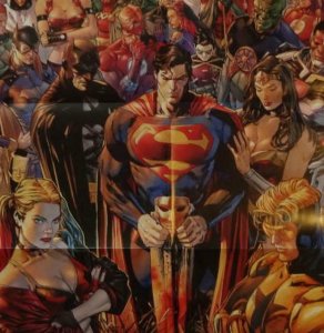 HEROES IN CRISIS Promo poster, 24 x 36, 2018, BATMAN, SUPERMAN, WONDER WOMEN 009