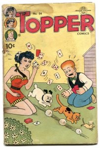 Tip Topper Comics #24 1953- PEANUTS-Bushmiller low grade