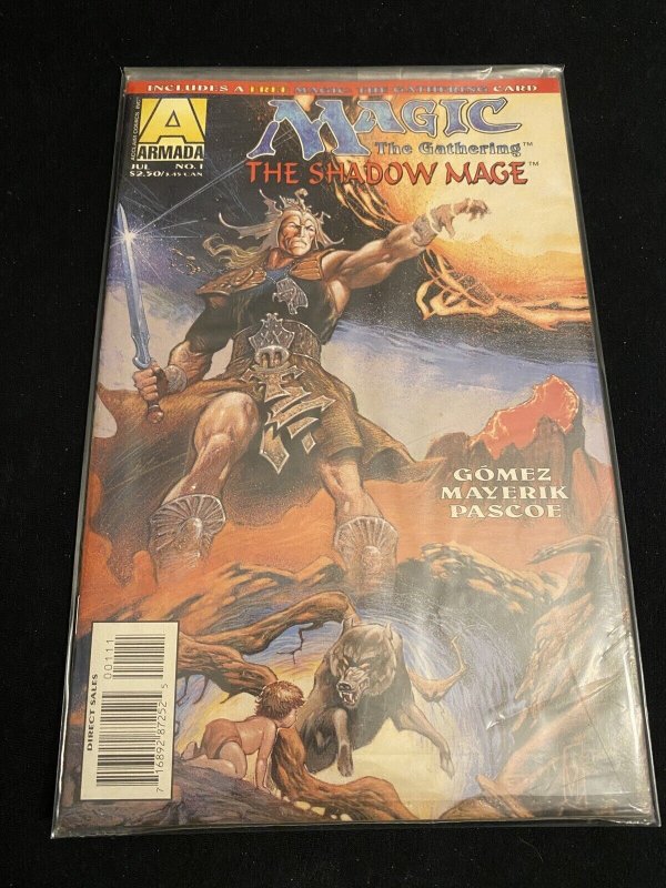 Magic The Gathering - The Shadow Mage #1 with card (Fireball) sealed