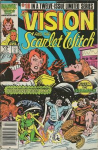 Vision and the Scarlet Witch #10 Vintage 1986 Marvel Comics Wandavision Newsstnd