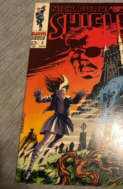 Nick Fury, Agent of SHIELD #3  (1968)steranko art