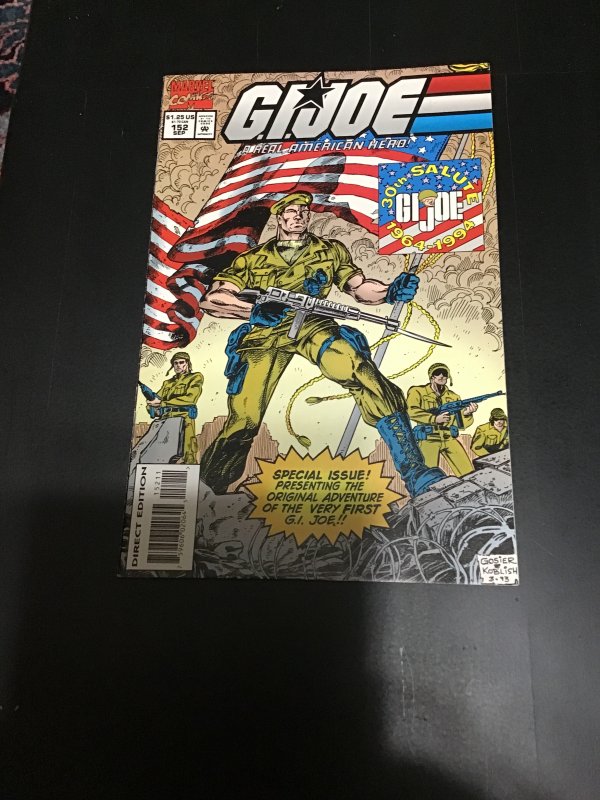 G.I. Joe: A Real American Hero #152 199430th Salute 1964-1994 NM- C’ville CERT!