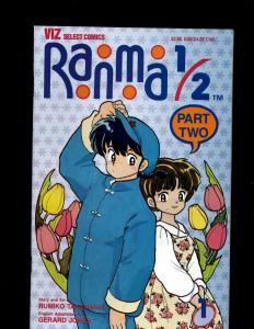 Lot of 12 Ranma Comic Books 1/2 #1 2 3 5 6 + Ranma Part 2 #1 3 4 5 6 7 8 JF20