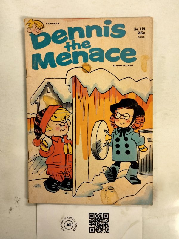 Dennis the Menace #119 VG Fawcett Comic Books 20 HH49