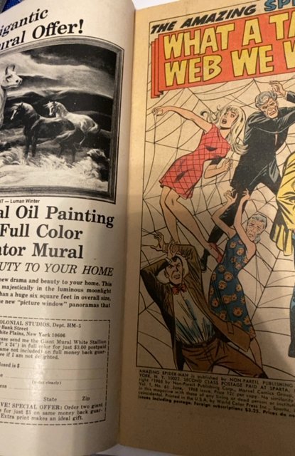 Amazing Spider-Man #61 first Gwen Stacy cover