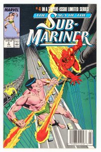 Saga of the Sub-Mariner #4 Newsstand NM-