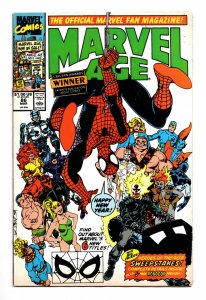 MARVEL AGE #86 (1990) JOHN BYRNE | DIRECT EDITION | COPPER AGE
