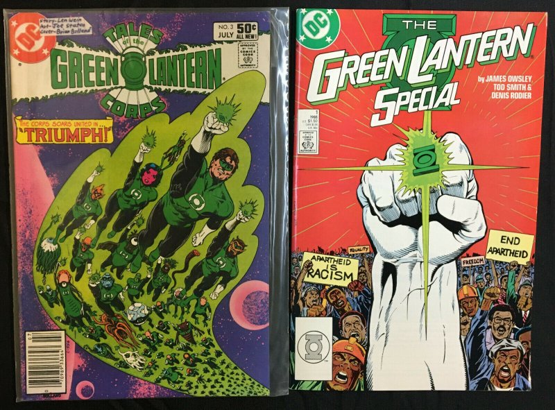 GREEN LANTERN, GREEN ARROW LOT  VF/NM 11 COMICS GRELL ART INCLUDES #1