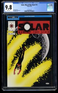 Solar, Man of the Atom #12 CGC NM/M 9.8 White Pages Frank Miller Cover!