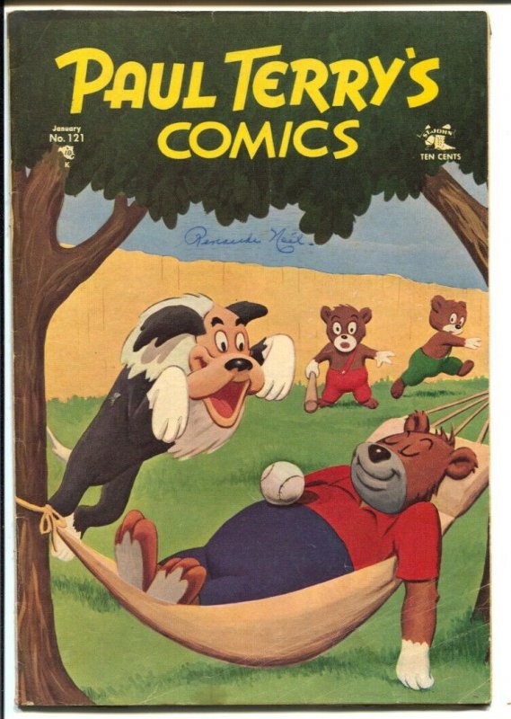 Paul Terry's Comics #121 1955-Mighty Mouse-Heckle & Jeckle-1st painted cover-G