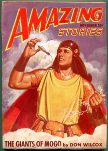 Amazing Stories Pulp November 1947- Giants of Mogo FN