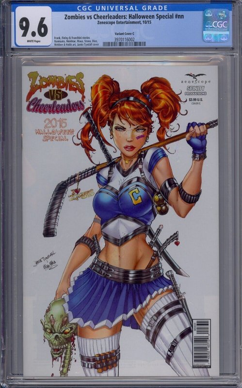 ZOMBIES VS CHEERLEADERS HALLOWEEN SPECIAL #NN CGC 9.6 VARIANT COVER C 