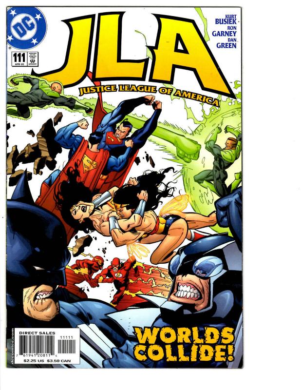 5 JLA DC Comic Books # 111 112 113 114 115 Superman Batman Flash Aquaman BH13 