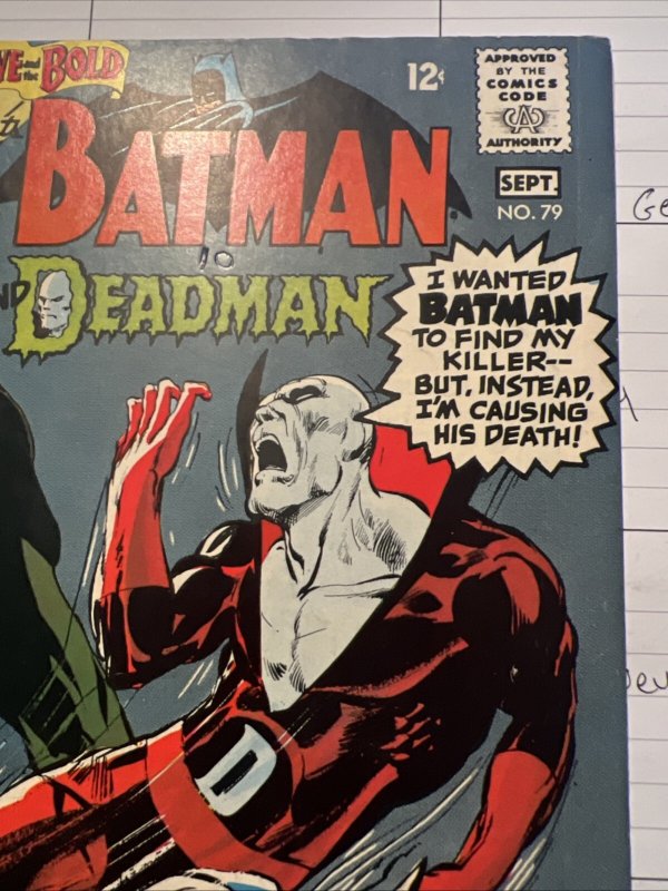 Brave and the Bold #79 Neal Adams cover, Deadman appearance