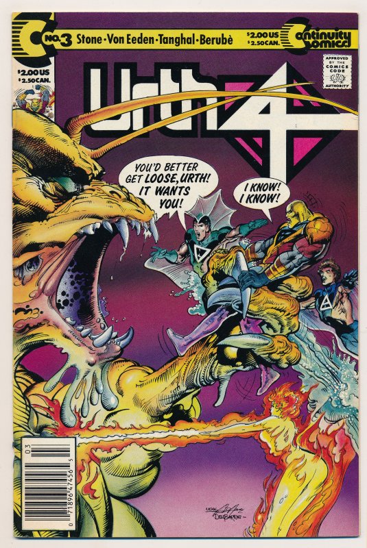 Urth 4 (1989 Continuity) #1-4 VF/NM Complete series