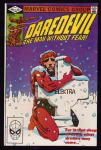 DAREDEVIL #182 - Direct Edition. Frank Miller Cover Art (8.5/9) 1982