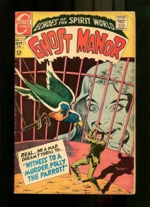 GHOST MANOR 2-1968-CHARLTON HORROR-BIRD CAGE MURDER FN