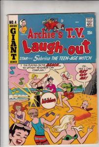 Archie's TV Laugh Out #4 (Sep-70) FN- Mid-Grade Archie