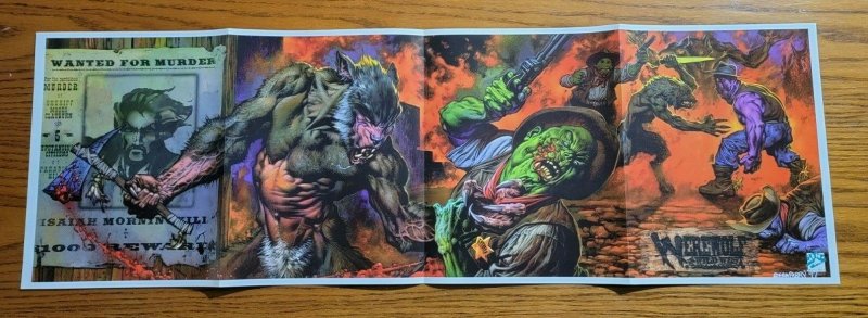 34 x 11 Werewolf Wild West Glenn Fabry Promo Poster NO PIN HOLES NEW