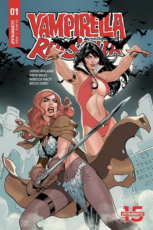 VAMPIRELLA RED SONJA (2019 DYNAMITE) #1 PRESALE-09/04