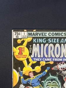 Micronauts Annual #1 (1979) NM (Newstand) Steve Ditko 1st App of Hornetdroid