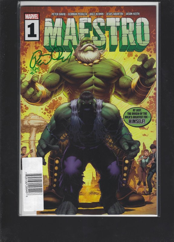 Maestro #1 Signed by Peter David Number 142/225