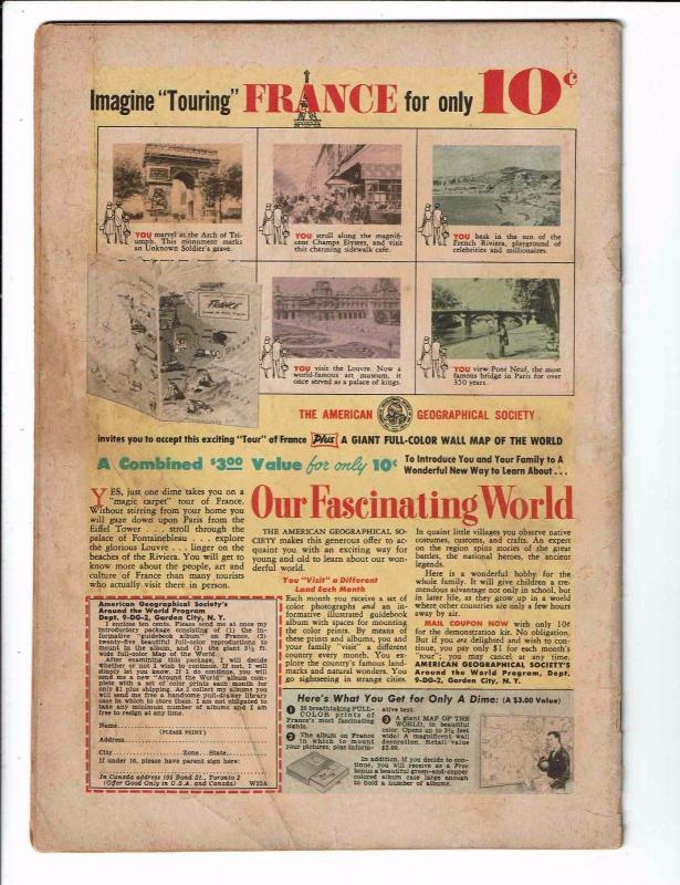 Cheyenne # 10 VG Dell Comic Book 1959 Western Ty Hardin Bronco Layne J89