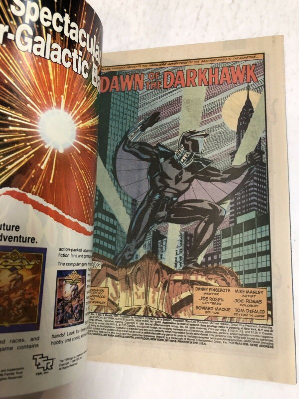 Darkhawk (1991) # 1 (VF/NM)  | 1st Full App Darkhawk | Direct edition 