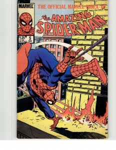 The Official Marvel Index to the Amazing Spider-Man #5 (1985) Spider-Man