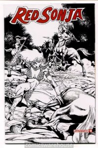 RED SONJA (2018 D. E.) #18 VARIANT 1:11 CASTRO B&W FOC NM F00001
