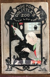 Dr. Dolittle zoo,Lofting,1925,1st Ed, back board spotted