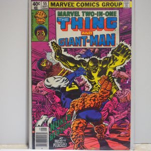 Marvel Two-in-One #55 (1979) Fine+. Thing and Giant-Man!
