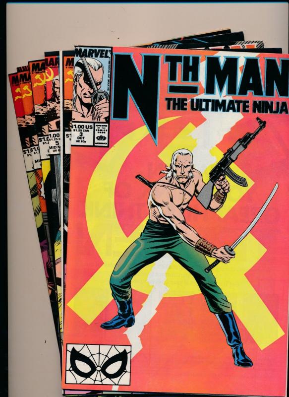 Marvel Comics Nth MAN THE ULTIMATE NINJA #3-#8 VERY FINE+ (HX681)