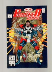 Punisher 2099 #1 - Blue Foil Cover - (Grade 9.2) 1993