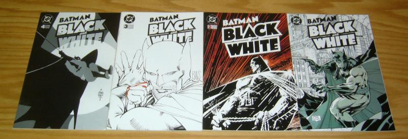 Batman: Black and White #1-4 VF/NM complete series - gaiman - jim lee - corben