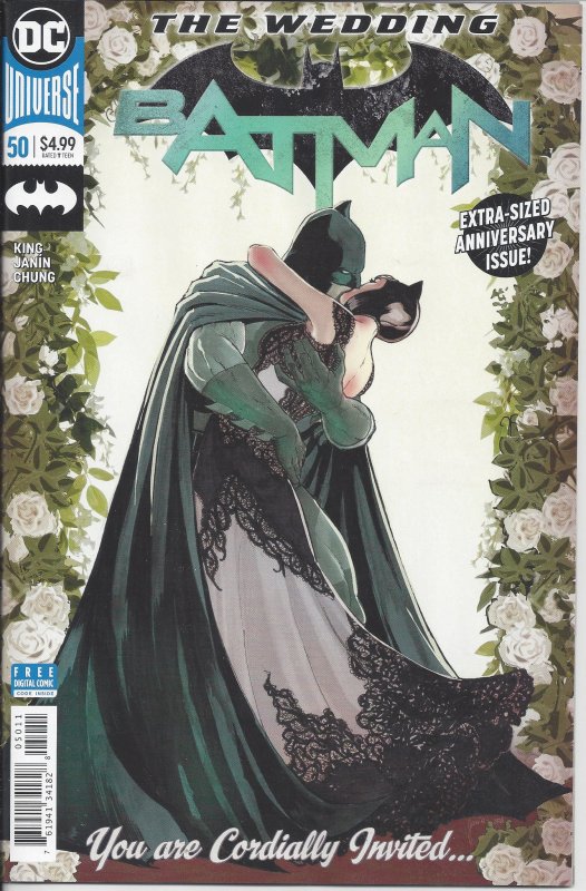 Batman #50 (July 2018) Batman & Catwoman wedding - extra-sized issue! - Joker