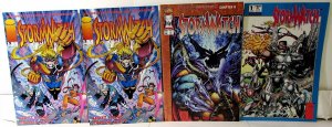 StormWatch Lot 4 #2 x2, 22, Sourcebook 1 1995 Image Battalion Cannon Comics