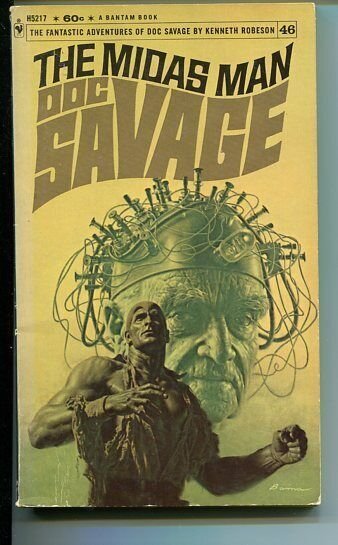 DOC SAVAGE-THE MIDAS MAN-#46-ROBESON-VG-JAMES BAMA COVER VG
