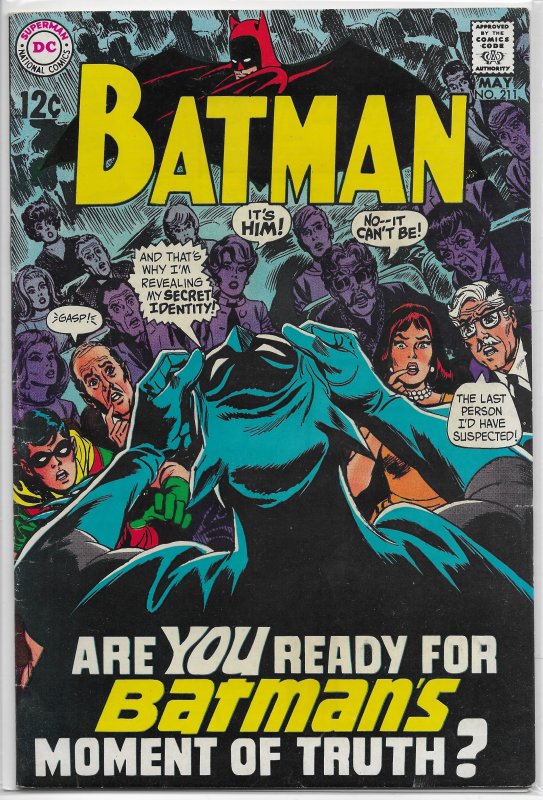 Batman   vol. 1   #211 VG/FN