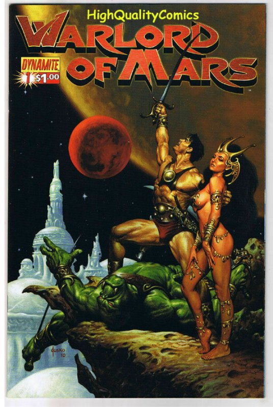 WARLORD of MARS #1, NM-, Joe Jusko, Edgar Rice Burroughs, 2010