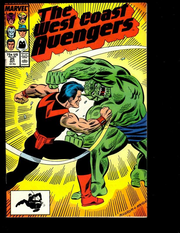 11 West Coast Avengers Marvel Comics # 25 26 27 28 29 30 31 32 33 34 35 GK6