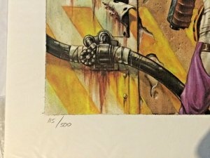 TREKKER LIMITED ED. COLOR LITHOGRAPH #115/500 DAVE DORMAN (Boba Fett fame)SIGNED