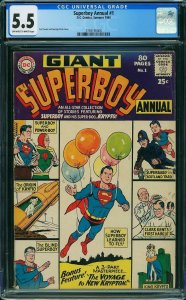 Superboy Annual #1 (1964) CGC 5.5 FN-