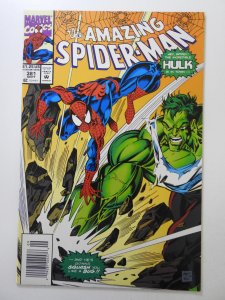 The Amazing Spider-Man #381 (1993) vs The Hulk!! Beautiful NM-/NM Condition!
