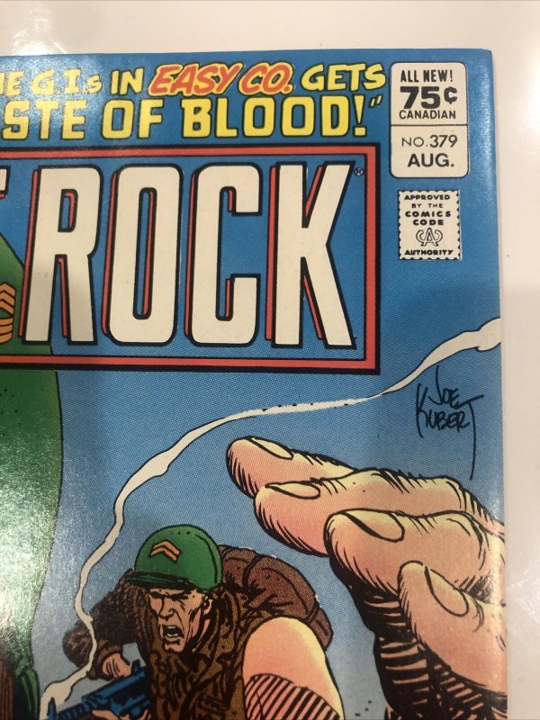 SGT Rock (1983) # 379 (FN/VF) Canadian Price Variant • CPV • Joe Kubert • DC