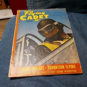 FLYING CADET VOL. 2 #6 ESCORT FIGHTERS ww2 propaganda 1944 golden age war