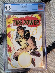 CGC 9.6 Fire Power #1 Comic Book 2020 Gold Foil Cover Variant Image