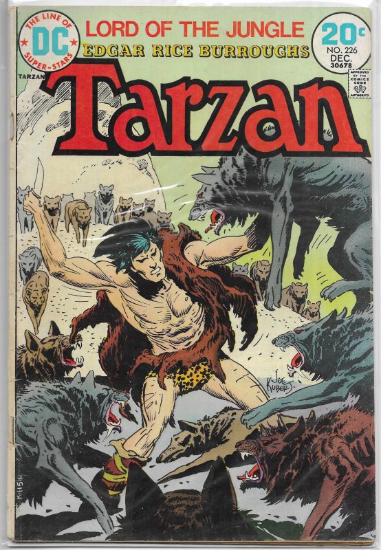 Tarzan   (DC)   #226 GD Joe Kubert cover